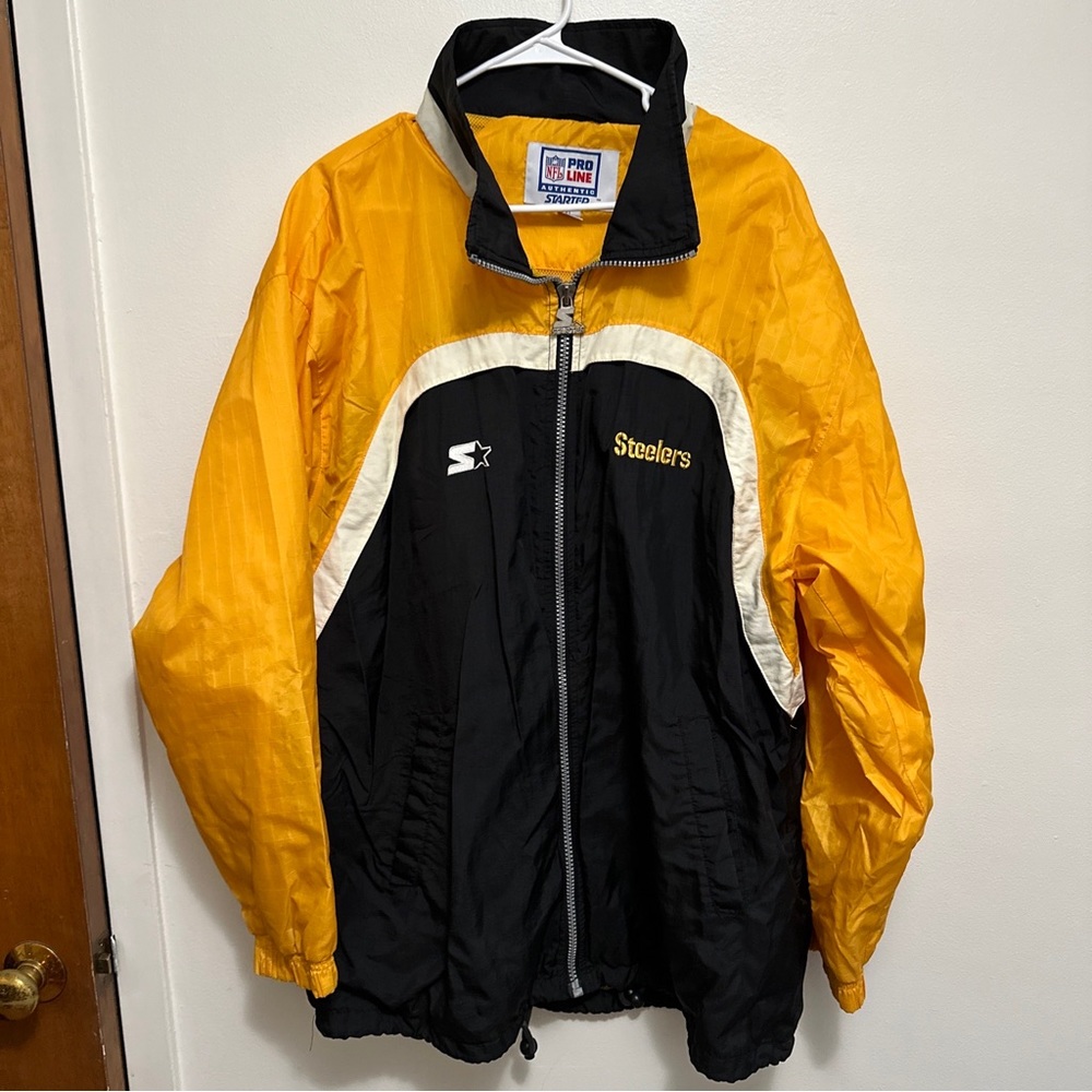 Vintage Pittsburgh Steelers Starter Pro Line Authentic Jacket Size XL